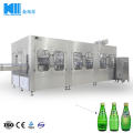 Metal Crown Cap Glass Bottle Carbonated Drink Filling Machine